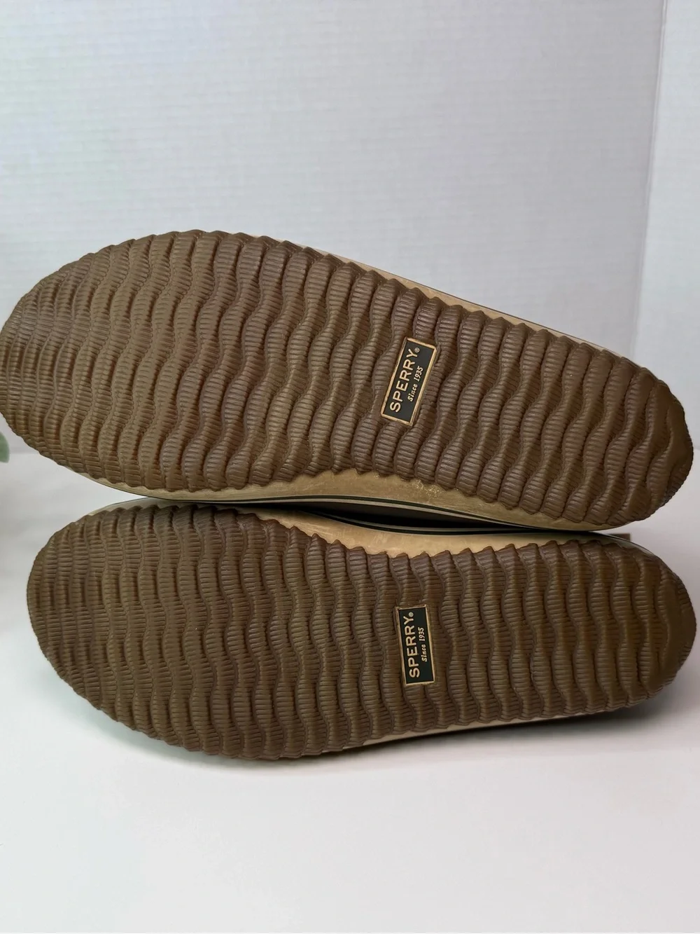 Sperry Top-Sider Schooner 3-Eye Duck Boot Women's Size 11M Rubber Wool Plaid